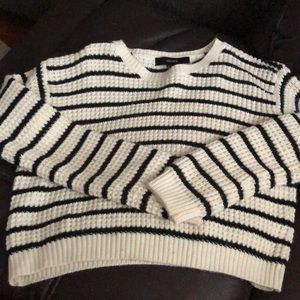 Black and white stripe sweater